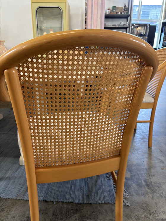 Image 1 of 4 x eetkamerstoelen Webbing- rug 