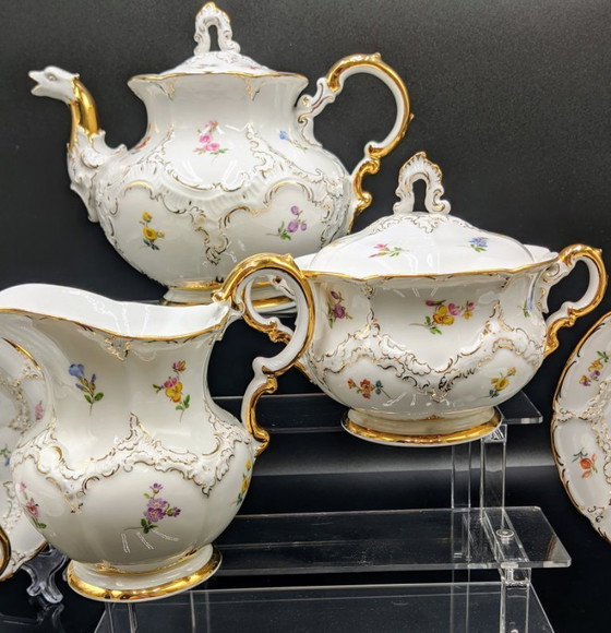 Image 1 of Meissen - E.A.Leuteritz - Theeservies (15) 