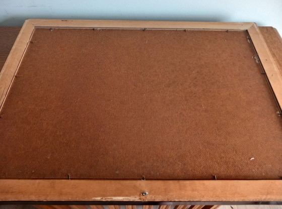 Image 1 of Marine aux barques éclatantes – Huile au couteau (fort relief) de Louis-Édouard GARRIDO – 50x35 cm