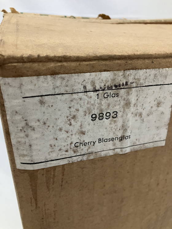 Image 1 of Lampe à suspension vintage Peill et Putzler ø30 verre bulle ambré NOS !