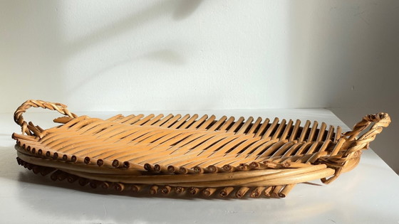 Vintage rattan serving tray – Table accessories (photo 9 of 21)