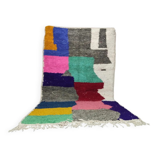 Large artisanal Moroccan rug 2.5 x 1.5 m