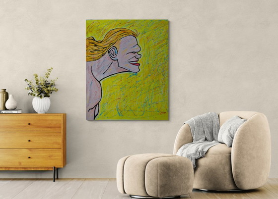 Big Halland (Funny Art) – Paintings & Drawings, Canvas (photo 3 of 17)