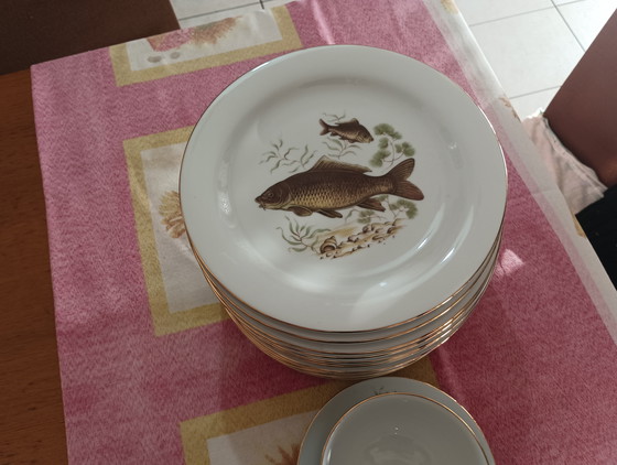 Image 1 of Vintage visservice Nieuw Johann Seltmann Vohentrauss Beieren Duitsland