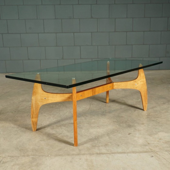 Table basse style années 60 – Bois et verre – Tables basses, Glass, Wood (photo 10 of 16)