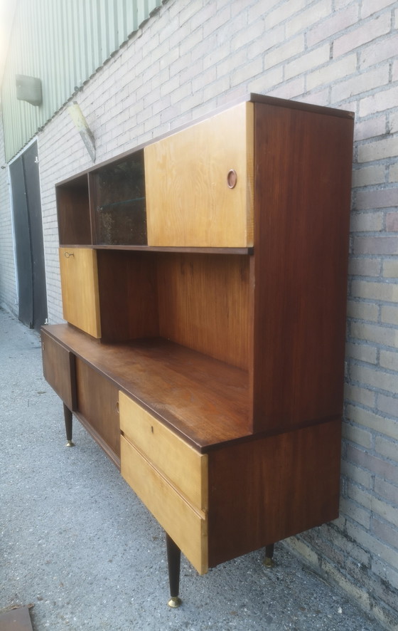 Image 1 of vintage mid-century highboard sideboard '60s