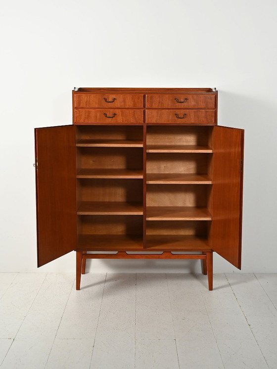 Image 1 of Scandinavian Mahogany Cabinet 1950s