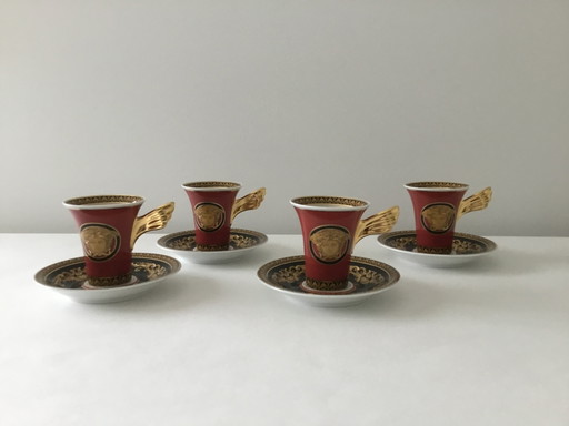 Taza y platillo Rosental Versace Medusa Espresso/Mocha