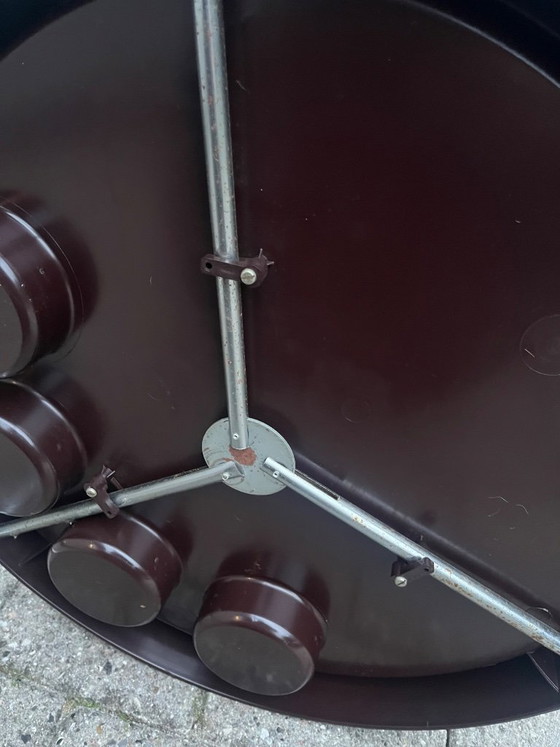 Image 1 of Carrello di servizio/carrello bar su ruote Dal Vera Vintage marrone.