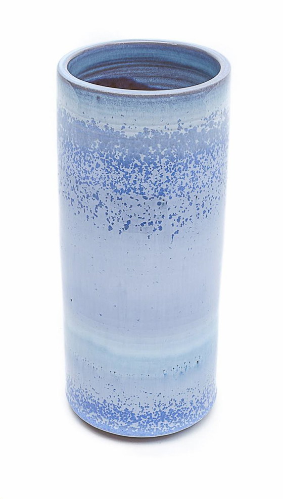 Image 1 of Vase Blau Emailliert