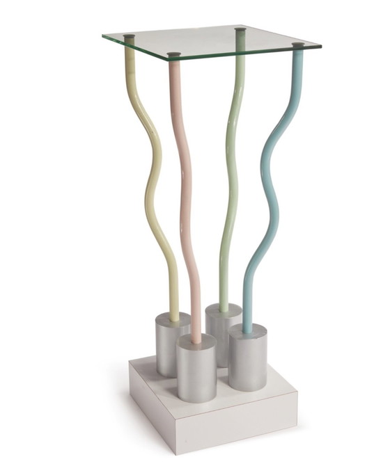 Image 1 of ETTORE SOTTSASS musealer Stehtisch „Strutture tremano“ MemphisMilano