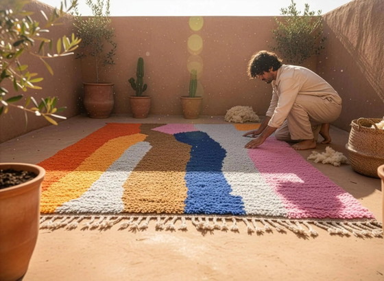 Tappeto tradizionale in lana Marocco 2.5 x 1.5 m – Tappeti, Wool (photo 8 of 11)