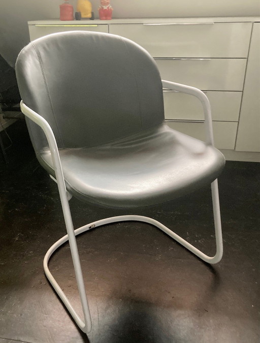 6x Gastone Rinaldi Esszimmerstuhl, hergestellt von Thema, Italien