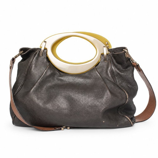 Marni, Metallic leren ballon tas