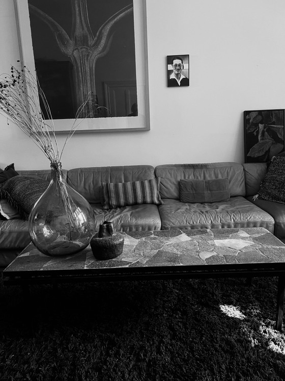 Image 1 of Brutalist coffee table with a beautiful pattern