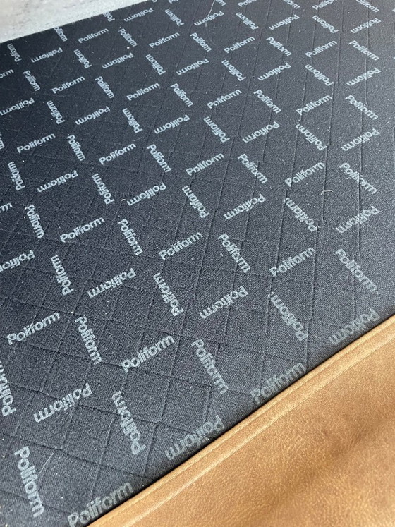 Image 1 of Canapé vintage en cuir Poliform design