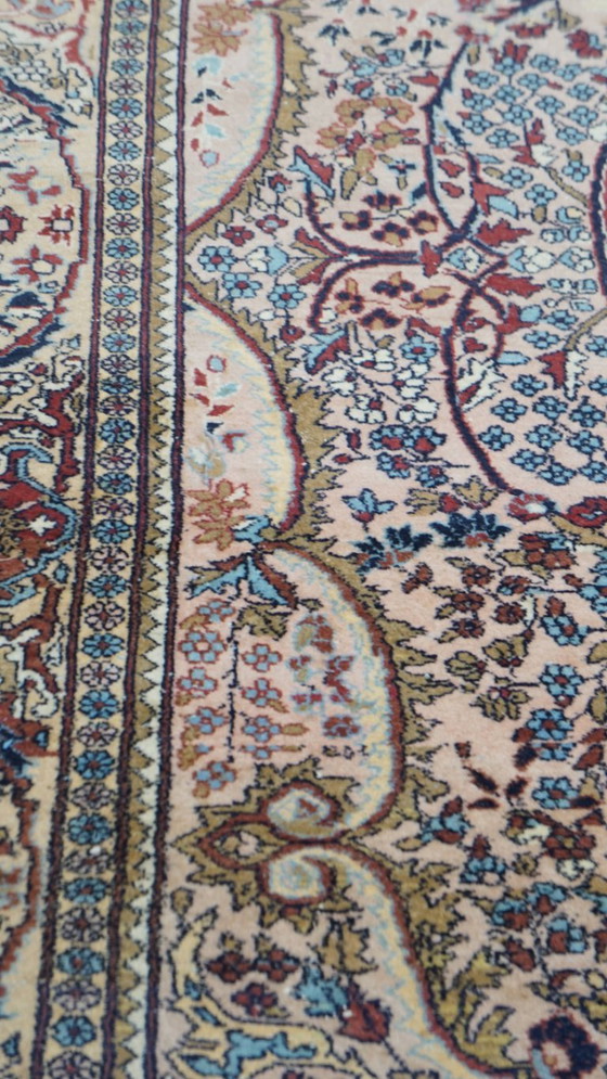 Image 1 of Handgeknoopt oosters vloerkleed met verfijnde patronen 232x139cm