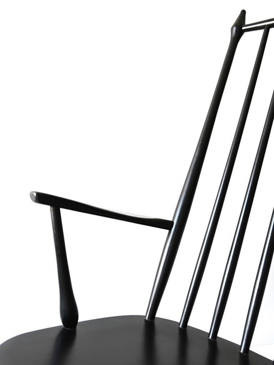 Image 1 of Vintage Danish Rocking Chair in Windsor Style