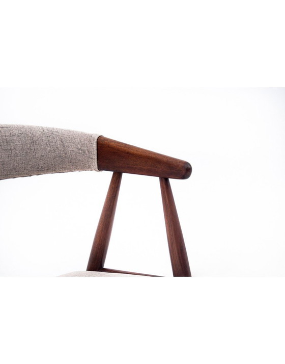 Image 1 of Vier Stühle aus Teakholz von Ejner Larsen & Aksel Bender Madsen, Dänemark, 1960er Jahre.