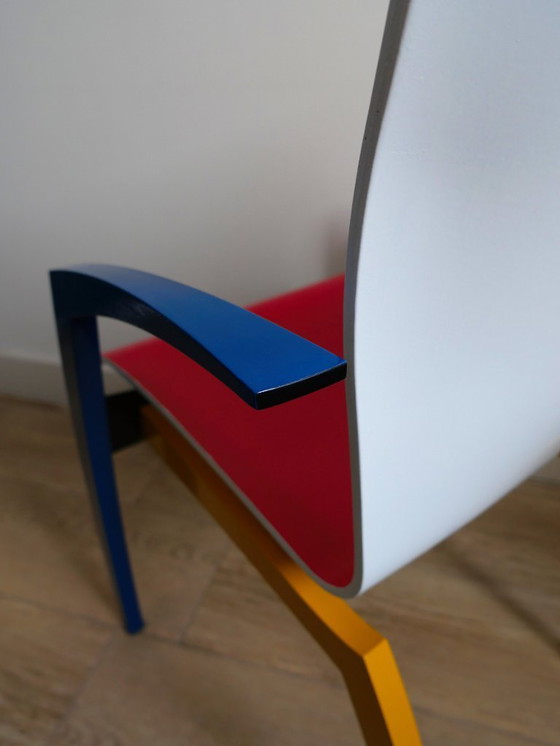 Image 1 of Sedia da pranzo Leolux Camarilla ispirata a "Mondriaan".