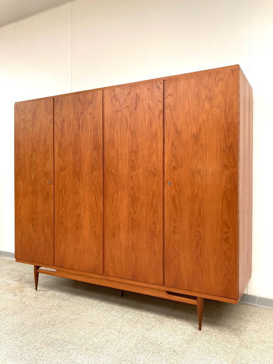 Image 1 of Vintage mid-century teak wardrobe 1960s