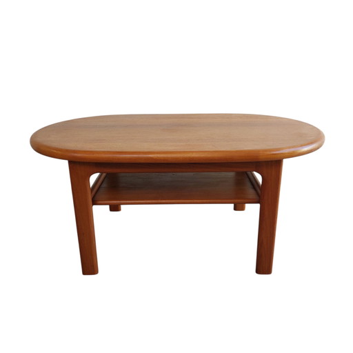 Vintage teak coffee table Niels Bach, Denmark