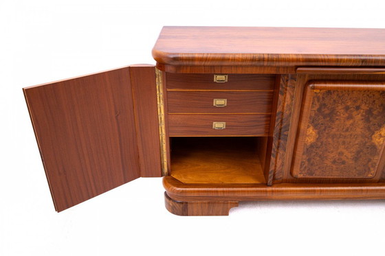Image 1 of Large Art Deco Chest of Drawers, Poland, 1940s