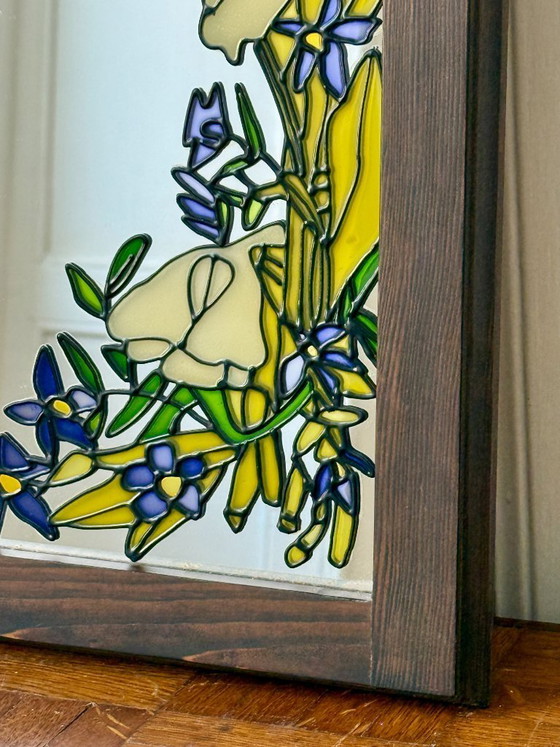 Image 1 of Spiegel in Tiffany/Art Deco-stijl
