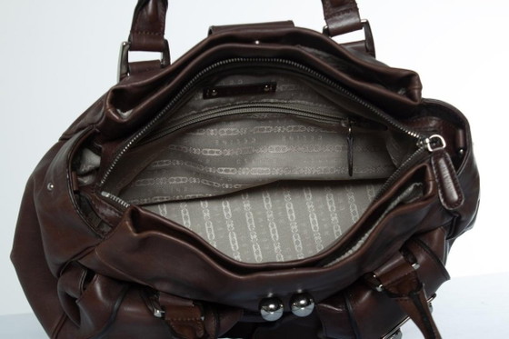 Image 1 of Bolso Celine Blossom de piel marrón