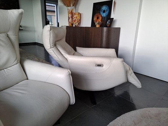 Image 1 of 2 fauteuils inclinables électriques Natuzzi Batticuore