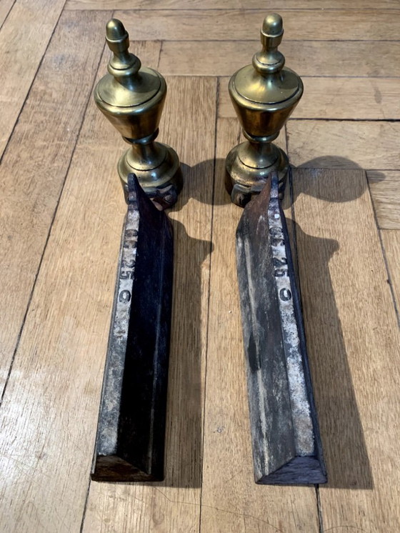 Image 1 of Coppia di alari del periodo Napoleone III, circa 1890