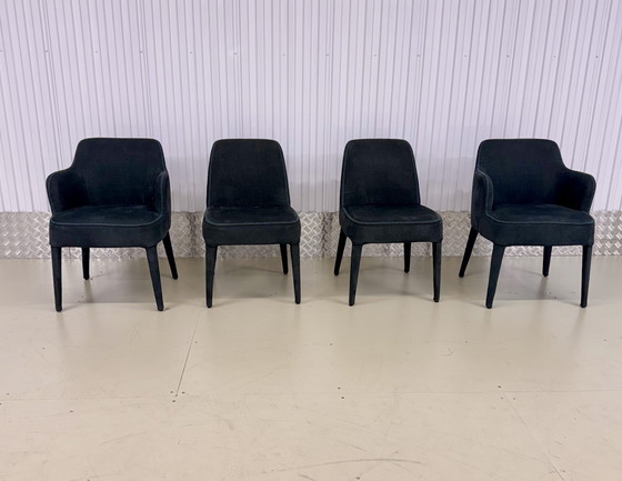 Image 1 of 4x MAXALTO Luxus-Esszimmerstühle Typ FEBO | Citterio