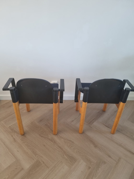 Image 1 of 2 vintage Thonet Flex design Gerd Lange chairs from the 70s/80s