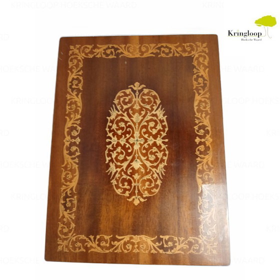 Image 1 of Sorrento Music Table Intarsia Inlay 60s Retro