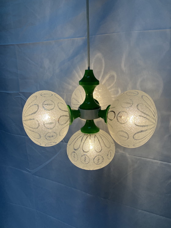 Image 1 of Vintage pendant lamp by Richard Essig Germany 1970s
