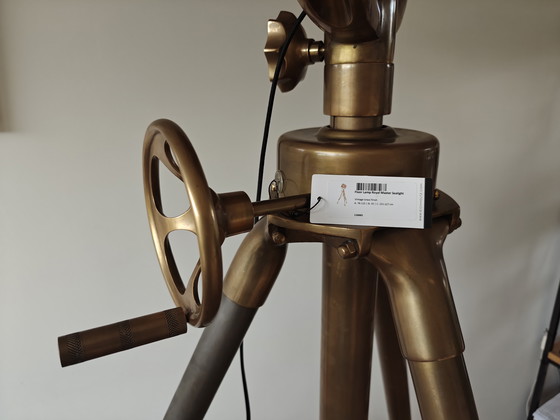 Image 1 of Eichholtz Royal Master Sealight | Luxe Maritieme Vloerlamp in Vintage Messing