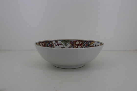 Beautiful large Japanese Imari-style bowl / serving dish – Ø 24 cm – Crockery, Porcelain (photo 3 of 6)