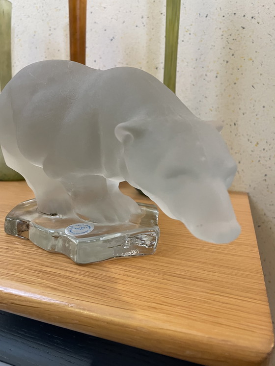 Image 1 of Oso Goebel en Cristal Esmerilado