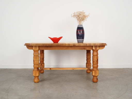 Pine table, Danish design, 1970s, production: Denmark