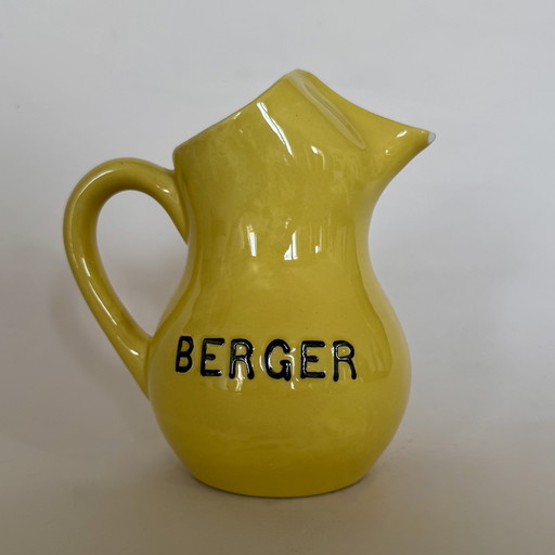 Berger vintage glazed ceramic pitcher