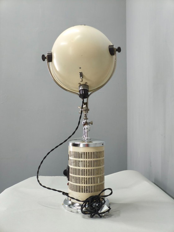 Image 1 of Original Hanau Bauhaus Adjustable Table Lamp, Czechoslovakia