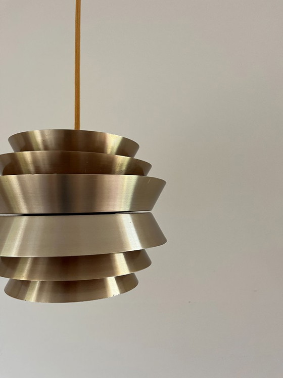 Image 1 of Suspension vintage Trava - Carl Thore - Lampe design suédoise