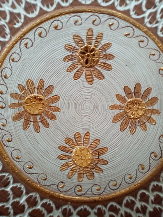 Image 1 of Italienischer Wanddeko-Teller Fratelli Fanciullaci 1960 (31cm)