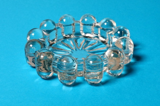 Image 1 of Vintage Boopie bubbelglazen asbak / Rookaccessoire uit het midden van de 20e eeuw / Italië / jaren 1950