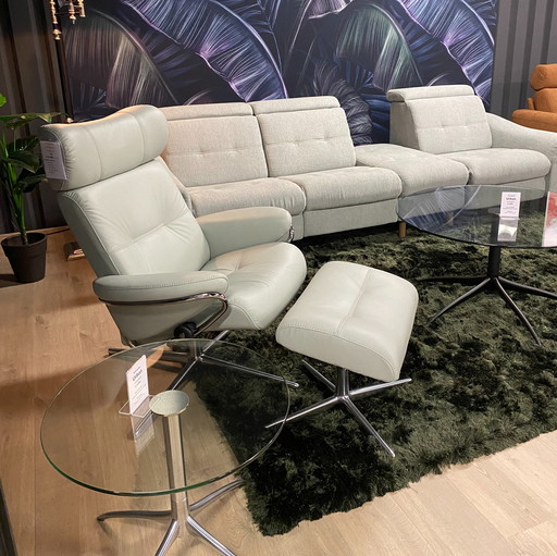 Sillón relax Stressless Berlin con reposapiés M