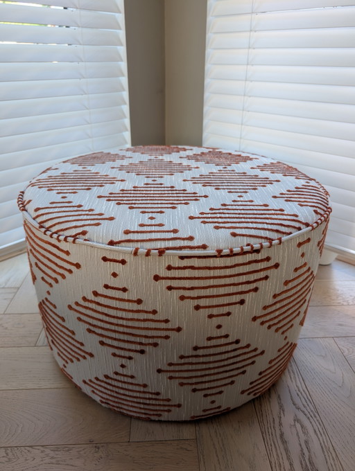 Lotus Pulse Pouf Ø60 cm – hockers en poefs, Travertin