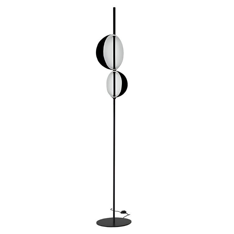 SUPERLUNA 397 ZWARTE Lamp / Oluce | Vloerlampen tweedehands | Whoppah