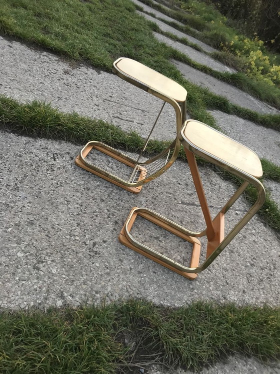 Mid-Century Italian Side Tables with Magazine Rack, 1950s Set of 2, Mid Century Modern (photo 7 of 13)
