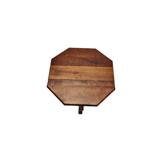 Image 1 of Vintage teakhouten hangoor bijzettafel, jaren 60/70