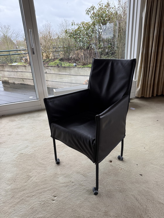 Image 1 of Chaise Montis Chaplin marron foncé